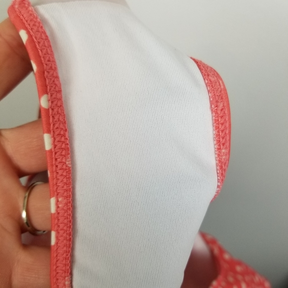 Summersalt | The Ruffle Oasis Coral Dot Swim Set - Picture 13 of 15